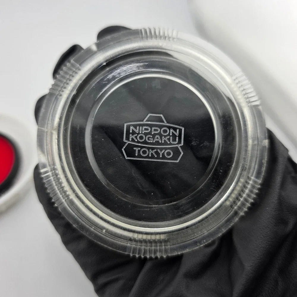 Nikkor R60 52mm Red Filter Lens‎ with Nippon Kogaku Tokyo Case